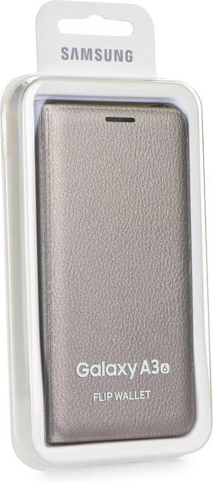Оригинален Активен Калъф за Samsung A3 2016 Book Case Ef-Wa310pf, Златист (3)