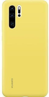 Оригинален Силиконов Калъф за Huawei P30 Soft Silicone Car Case, Жълт