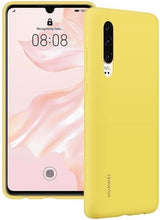Оригинален Силиконов Калъф за Huawei P30 Soft Silicone Car Case, Жълт (2)
