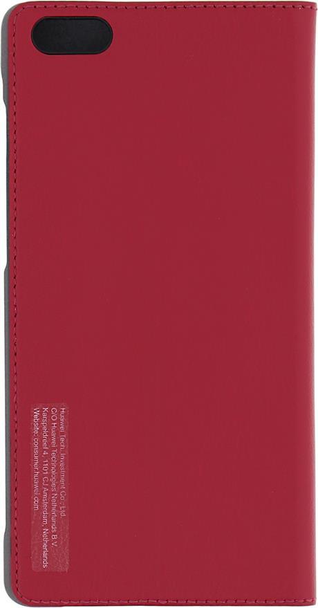 Оригинален Активен Калъф за Huawei P8 Book Case, Червен (3)