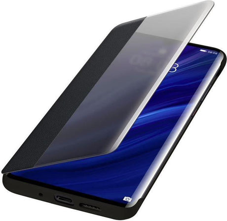 Оригинален Активен Калъф за Huawei P30 Pro Smart View Book Case, Черен (3)