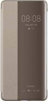 Оригинален Активен Калъф за Huawei P30 Pro Smart View Book Case, Бежов (2)