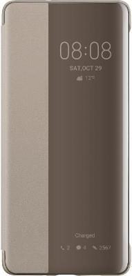 Оригинален Активен Калъф за Huawei P30 Pro Smart View Book Case, Бежов (2)