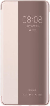 Оригинален Активен Калъф за Huawei P30 Smart View Book Case, Розов