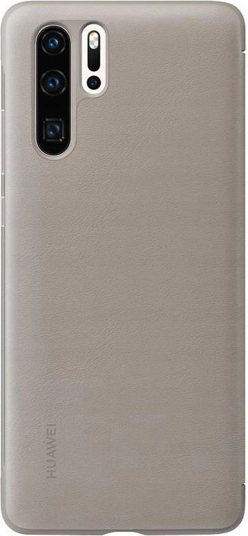 Оригинален Активен Калъф за Huawei P30 Pro Smart View Book Case, Бежов (3)