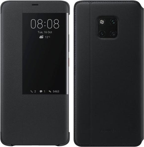 Оригинален Активен Калъф за Huawei Mate 20 Pro Smart View Book Case, Черен (2)