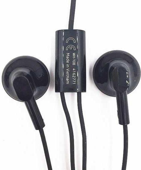 Оригинални Слушалки за Nokia Handsfree WH108, Черен (Bulk) (3)