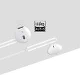 Оригинални Слушалки с USB-C за Huawei Handsfree USB-C CM33, Бял (3)