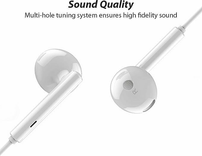 Оригинални Слушалки за Huawei Handsfree AM115, Бял (4)