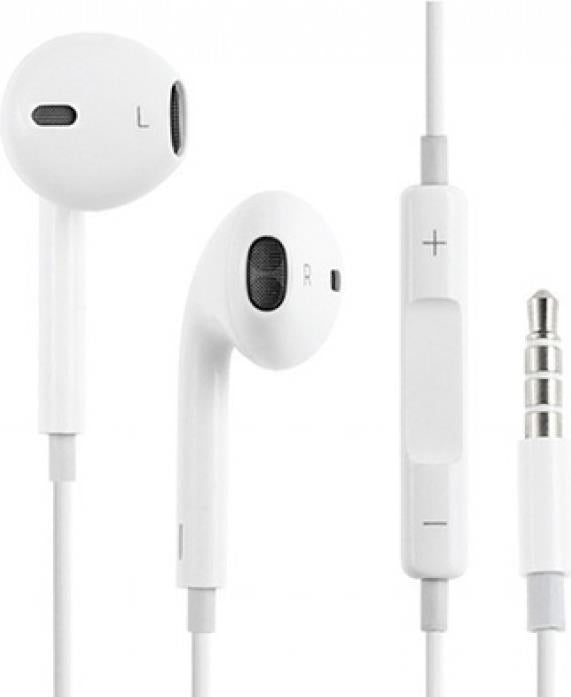 Оригинални Слушалки за iPhone 6/5/SE, Apple Handsfree EarPods MWU53 3.5mm, Бял (2)