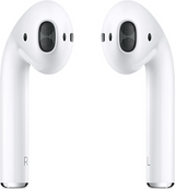 Оригинални Безжични Слушалки за iPhone, Apple AirPods Handsfree Bluetooth Mmef2, Бял (3)