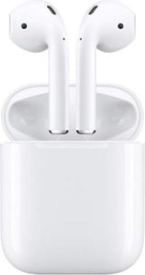 Оригинални Безжични Слушалки за iPhone, Apple AirPods Handsfree Bluetooth Mmef2, Бял (2)