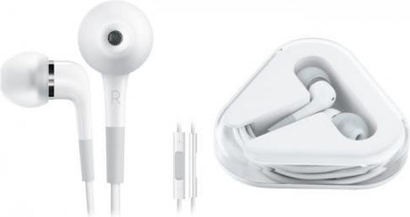 Оригинални Слушалки за iPhone с Тапи, Apple Handsfree EarPods Jack 3.5mm Me186, Бял (Bulk) (2)