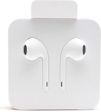 Оригинални Слушалки за iPhone Lightning, Apple Handsfree EarPods Mmtn2, Бял (Bulk)