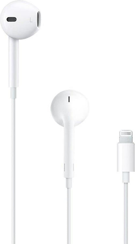 Оригинални Слушалки за iPhone Lightning, Apple Handsfree EarPods Mmtn2, Бял (Bulk) (3)