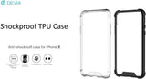 Противоударен Хибриден Калъф за iPhone XS/X, Devia Shockproof TPU Case, Прозрачен (2)
