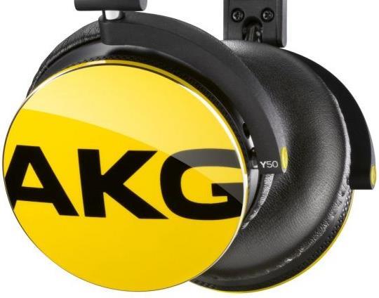 Оригинални Слушалки, AKG Handsfree Y50, Жълт (3)