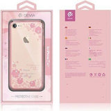 Калъф с Камъни Swarovski за iPhone SE 2022/2020 8/7, Devia Joyous Case, Розов (3)