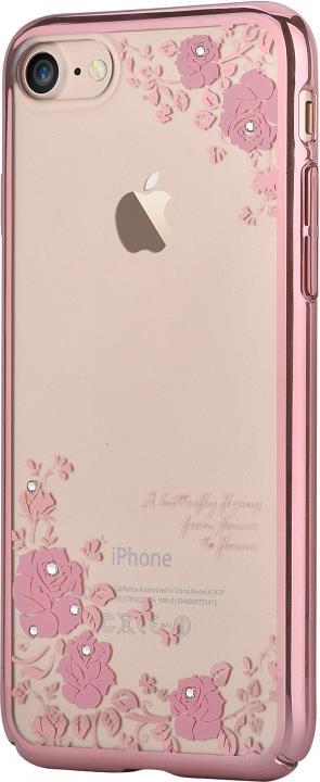 Калъф с Камъни Swarovski за iPhone SE 2022/2020 8/7, Devia Joyous Case, Розов (2)