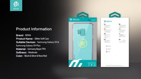 Силиконов Калъф за Samsung S9, Devia Glimmer Soft Case, Лилав (3)