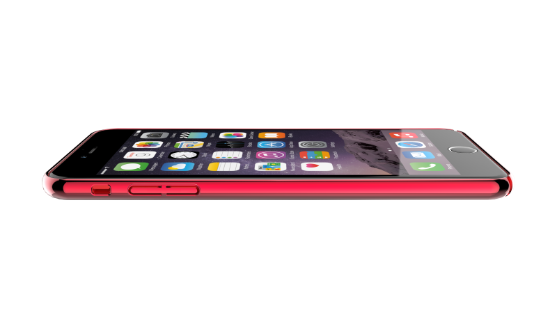 Твърд Калъф за iPhone SE 2022/2020 8/7, Devia Glimmer Case, Червен (3)