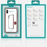Твърд Калъф за iPhone SE 2022/2020 8/7, Devia Glimmer Case, Червен (4)