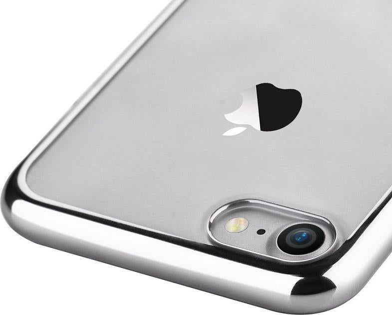 Твърд Калъф за iPhone SE 2022/2020 8/7, Devia Glimmer Case, Сребрист (3)
