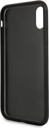 Луксозен Кожен Калъф за iPhone XS/X, BMW Leather Case, Черен (4)