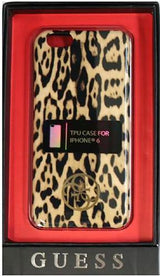Луксозен Твърд Калъф за iPhone 6/6s, Guess Leopard Case Color (2)