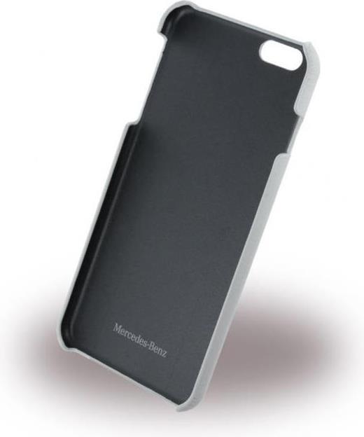 Луксозен Кожен Калъф за iPhone 6/6s, Mercedes-Benz Leather Case, Бежов (2)