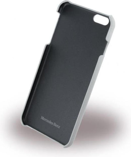 Луксозен Кожен Калъф за iPhone 6/6s, Mercedes-Benz Leather Case, Бежов (2)