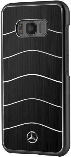 Луксозен Алуминиев Калъф за Samsung S8 Plus, Mercedes-Benz Aluminium Case, Черен