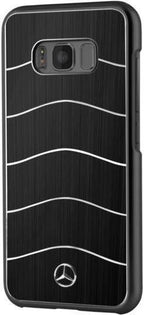 Луксозен Алуминиев Калъф за Samsung S8 Plus, Mercedes-Benz Aluminium Case, Черен