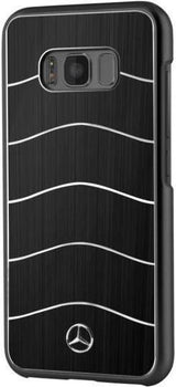 Луксозен Алуминиев Калъф за Samsung S8 Plus, Mercedes-Benz Aluminium Case, Черен
