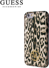 Луксозен Твърд Калъф за iPhone 6/6s, Guess Leopard Case Color