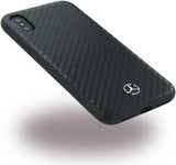 Луксозен Карбонов Калъф за iPhone XS/X, Mercedes-Benz Carbon Case, Черен (3)