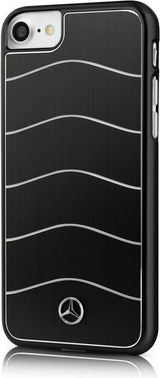 Луксозен Алуминиев Калъф за iPhone SE 2022/2020 8/7, Mercedes-Benz Aluminium Case, Черен