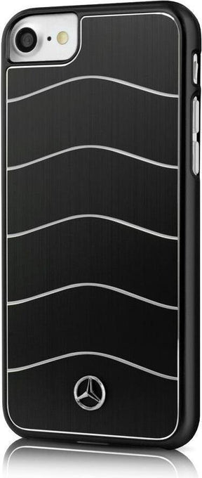 Луксозен Алуминиев Калъф за iPhone SE 2022/2020 8/7, Mercedes-Benz Aluminium Case, Черен