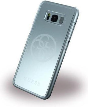 Луксозен Алуминиев Калъф за Samsung S8, Guess Aluminium Case, Сребрист
