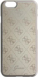 Луксозен Алуминиев Калъф за iPhone 6/6s, Guess Aluminium Case, Златист