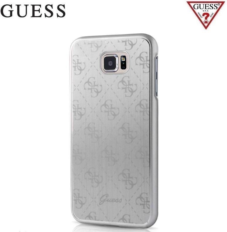 Луксозен Алуминиев Калъф за Samsung S7, Guess Aluminium Case, Сребрист