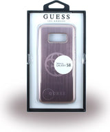 Луксозен Алуминиев Калъф за Samsung S8 Plus, Guess Aluminium Case, Сребрист (3)