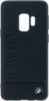 Луксозен Кожен Калъф за Samsung S9, BMW Leather Case, Черен (2)