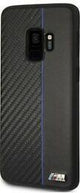 Луксозен Кожен Калъф за Samsung S9 Plus, BMW Carbon/Leather M Case, Черен