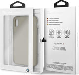 Луксозен Силиконов Калъф за iPhone XS/X, BMW Silicone Case, Бежов (4)