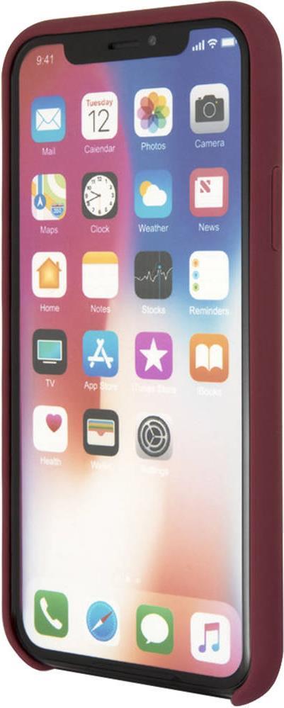 Луксозен Силиконов Калъф за iPhone XS/X, BMW Silicone Case, Червен (2)