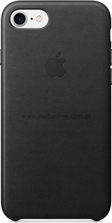 Оригинален Кожен Калъф за Apple iPhone SE 2022/2020 8/7, Leather Case MXYM2, Черен (2)