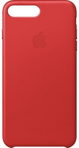 Оригинален Кожен Калъф за Apple iPhone 8/7 Plus, Leather Case, Червен (3)