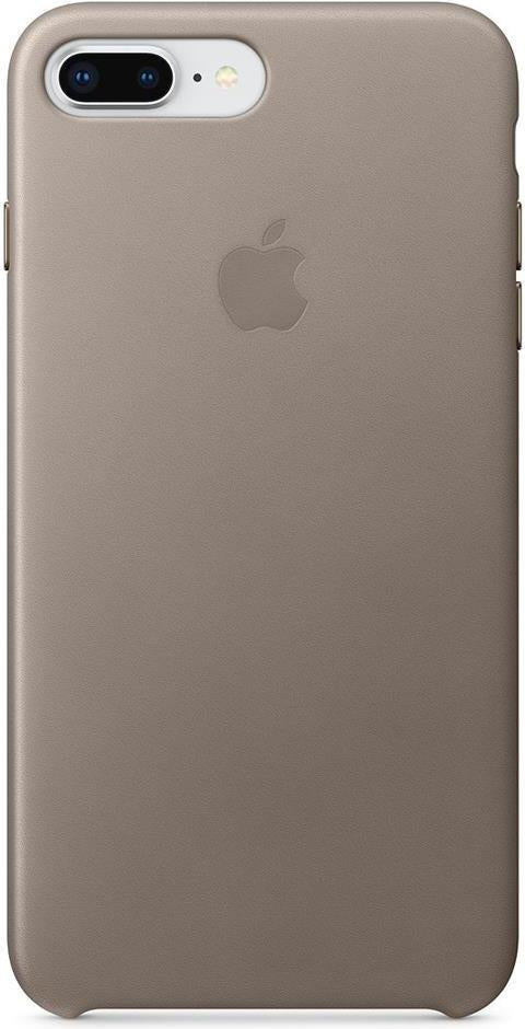 Оригинален Кожен Калъф за Apple iPhone 8/7 Plus, Leather Case Taupe, Кафяв (2)