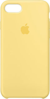 Оригинален Силиконов Калъф за Apple iPhone SE 2022/2020 8/7, Silicone Case Mq5a2 Polen, Жълт (2)